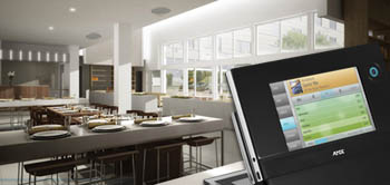 AMX Modero 5200i can control your living room, bedroom, or even bathroom.